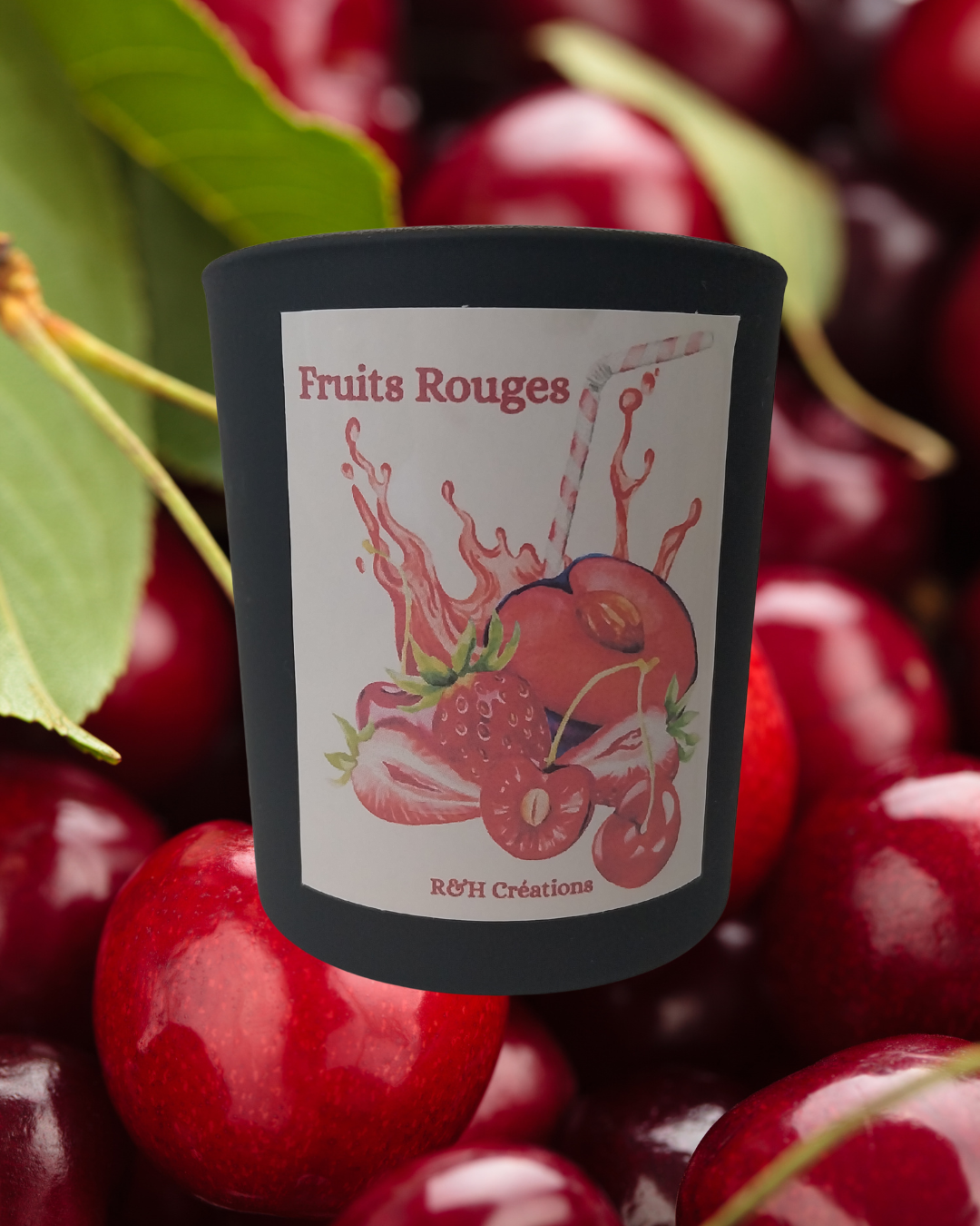 Mini Bougie Fruits Rouges
