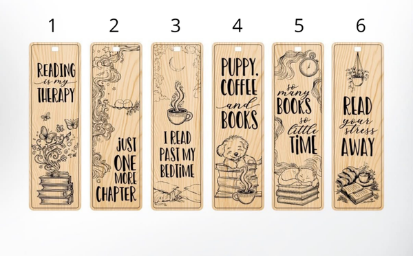 Houten boekenleggers