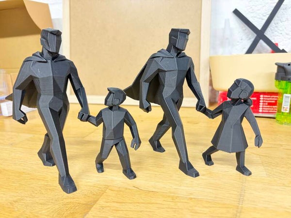 Superhero Dad met zoon of dochter