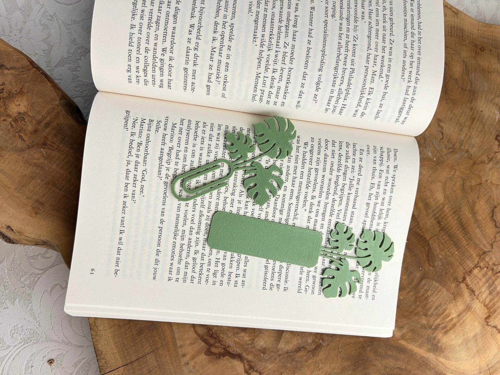 Boekenlegger Monstera