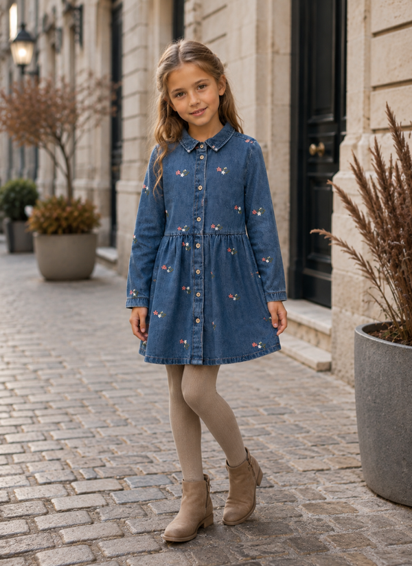 Kleedje Nora Someone 100329 Denim blue Meisjes