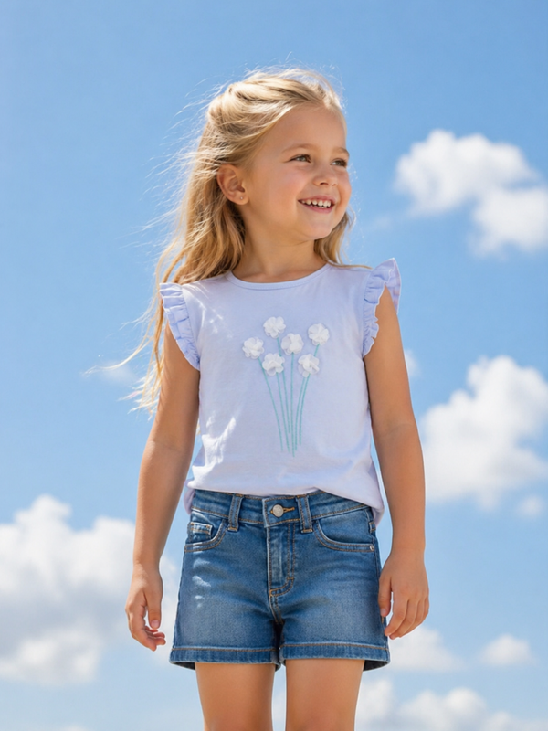 Tshirt Aisha 100015 Someone Meisje blauw