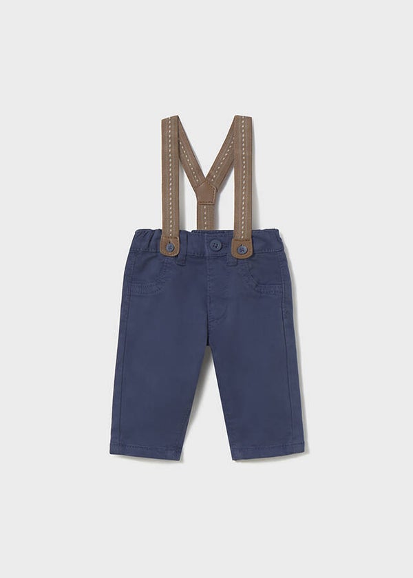 Broek met bretellen 2576-88 Mayoral blauw