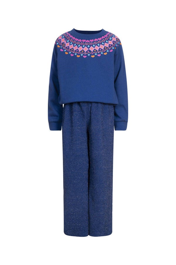 Broek Lana Blue Bay Winter blauw