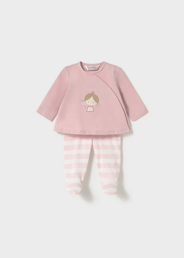 set broek en tshirt lange mouwen baby meisje 1588-11 mayoral lp