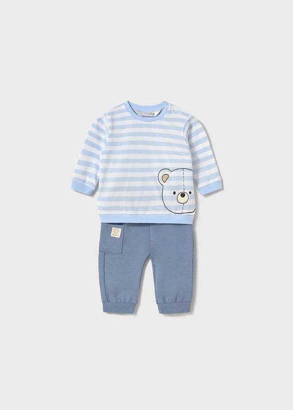 set baby jongen blauw streep 1612-64 mayoral lp