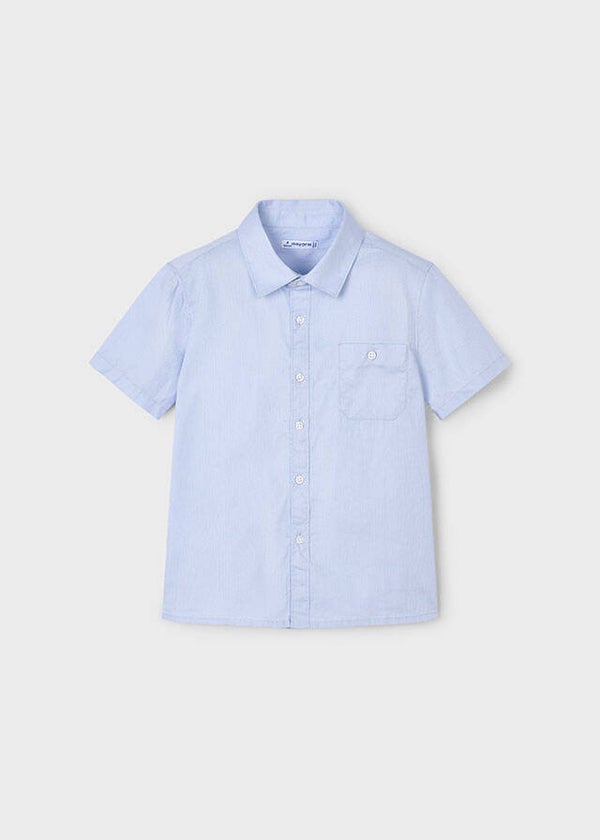 Hemd wit korte mouwen 3112-79 Mayoral jongen Li