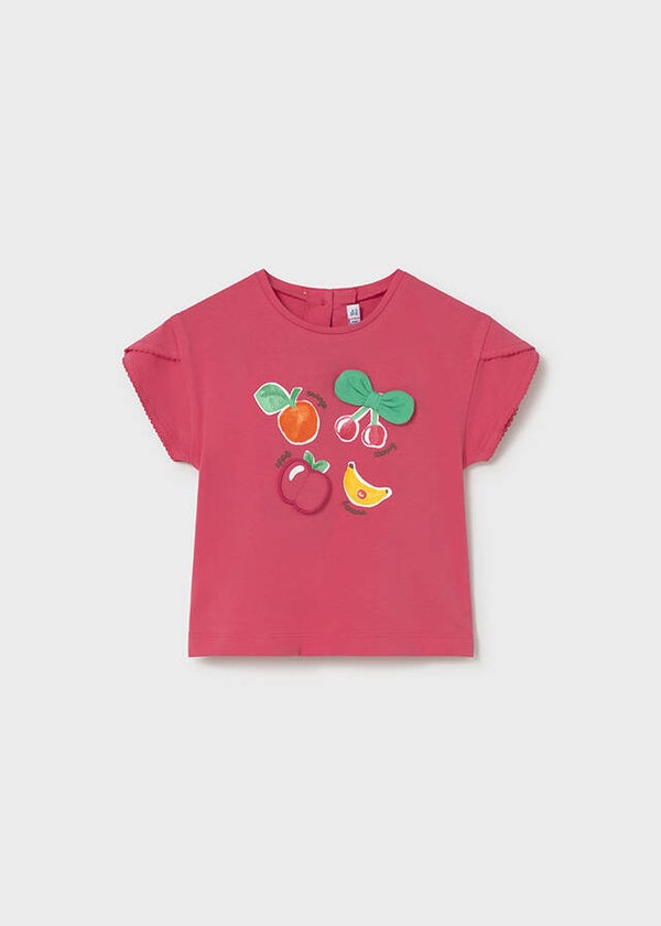 T-shirt hibiscus 1087-25 Mayoral meisje NI