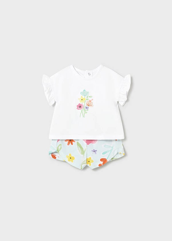 set short hawaii 1291-43 Mayoral new born meisje Ni
