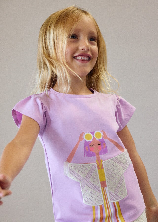 T-shirt Lilac 3007-81 Mayoral meisje NI