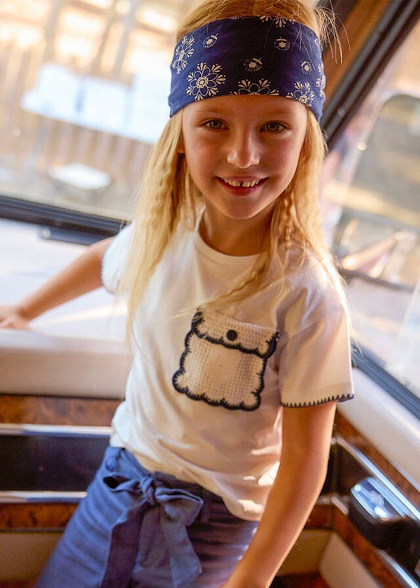 T-shirt natural 3013-11 Mayoral meisje NI