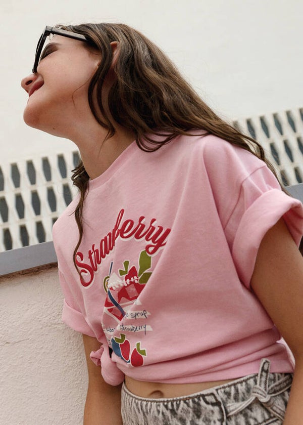 T-shirt print blush 6011-15 Mayoral meisje NI