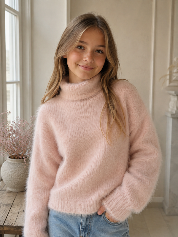 Trui Guess A62H pink meisje winter
