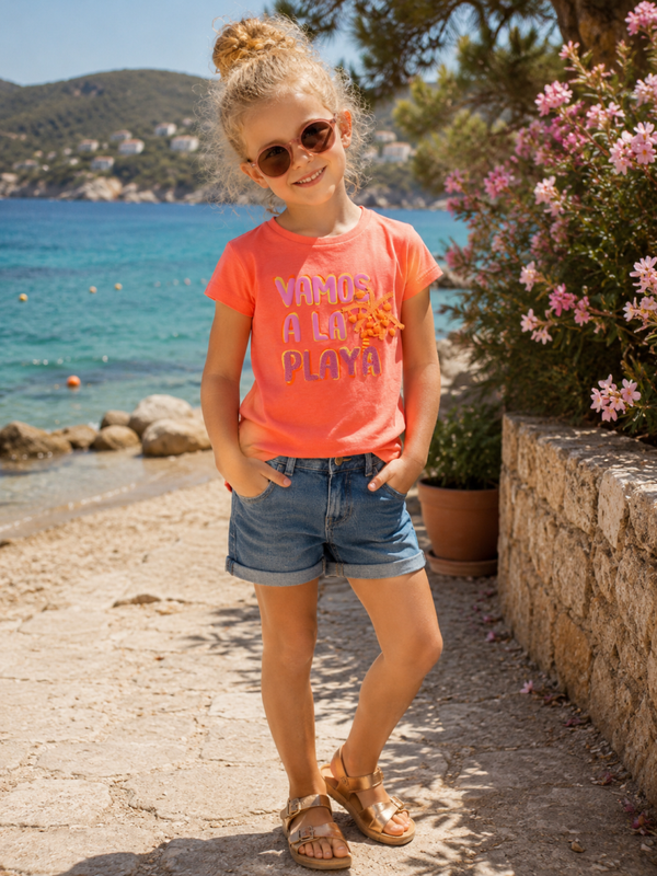 Tshirt oranje Becca Blue Bay