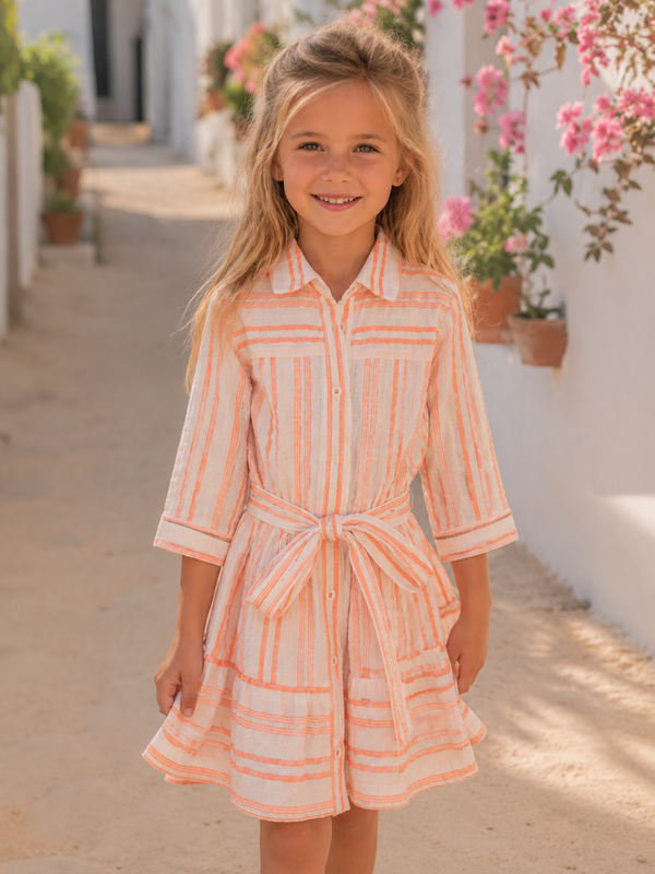 Kleedje Anna Blue Bay streep