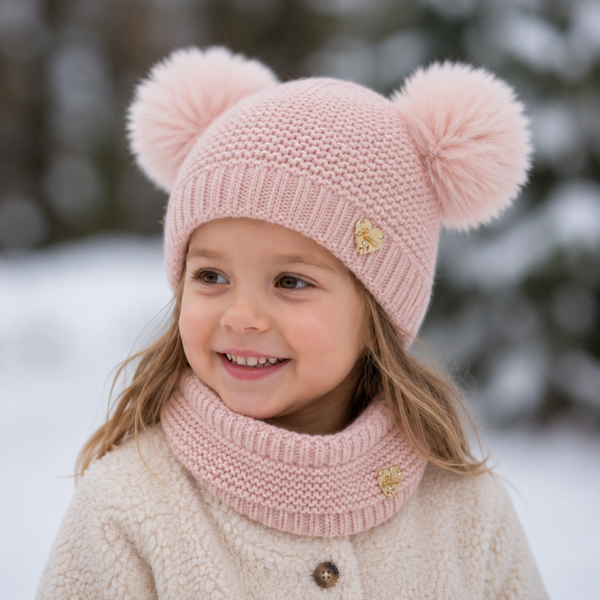 Muts en sjaal Guess A62H roos meisje winter