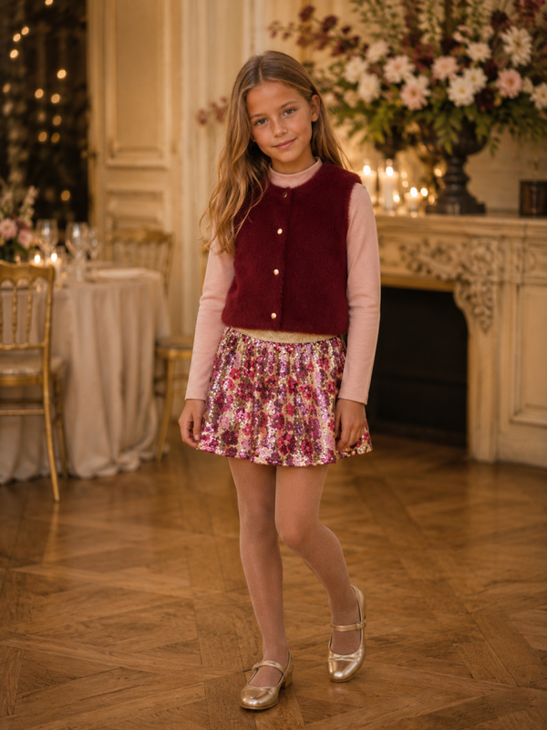 Vestje zonder mouwen Magali Someone 100330 Bordeaux Meisjes