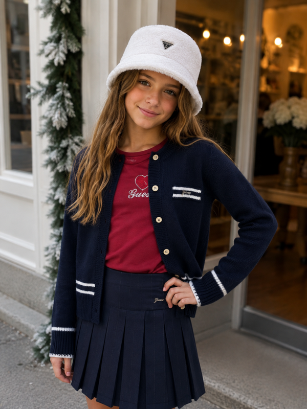 Rok Guess SB11 blauw meisje winter