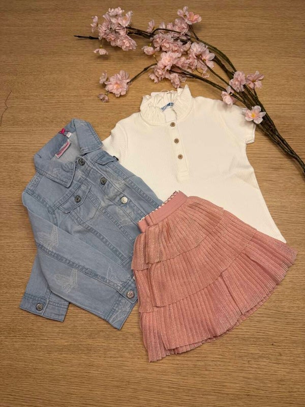 Jeansjasje vlinders Anouk someone meisje