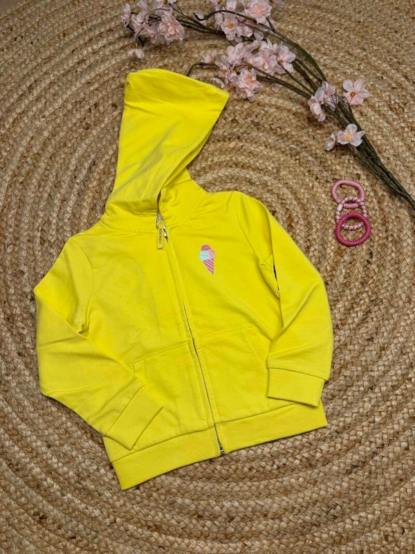 Sweater Mini rebels Isabel geel meisje