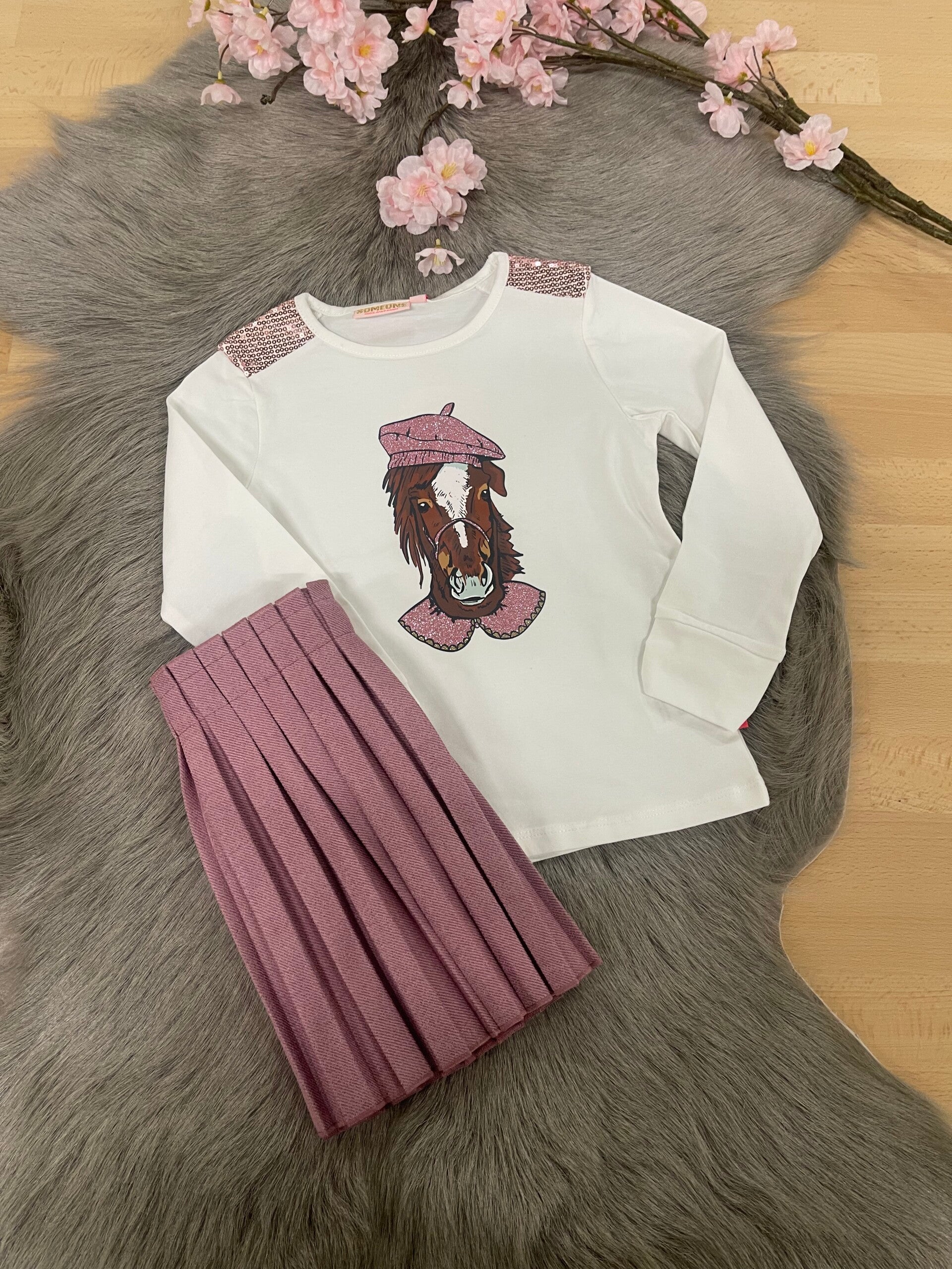 Tshirt ecru someone li bonjour