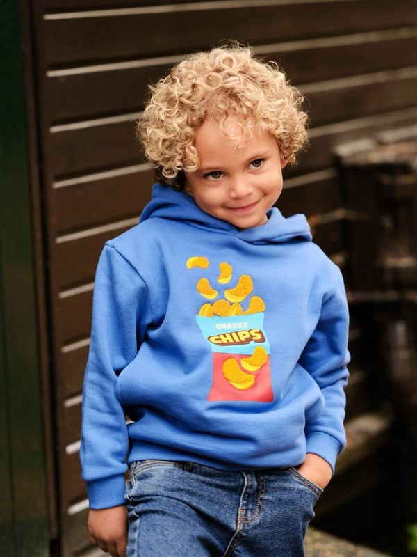 Sweater Jackson Someone blauw chips jongen
