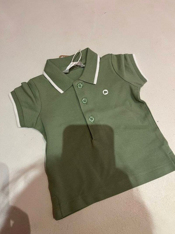 Baby jongen polo t-shirt groen Mayoral 190-75 lp