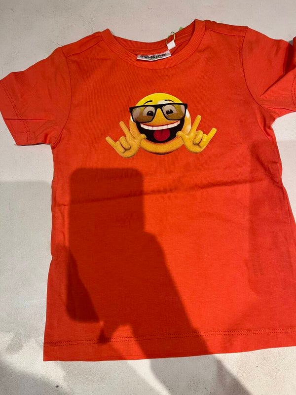 T-shirt oranje smiley someone grafit lp