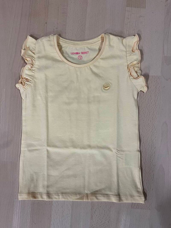 Tshirt Lemon Beret geel