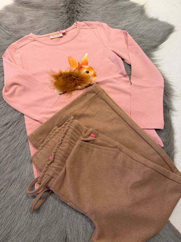 Broek dark beige Someone Li issa