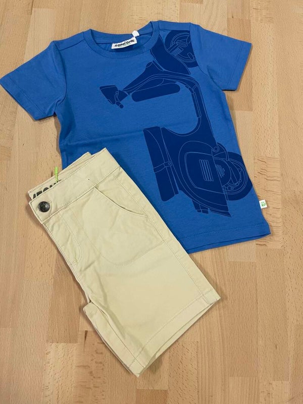 Tshirt Archie Someone scooter cobalt Jongen Zomer