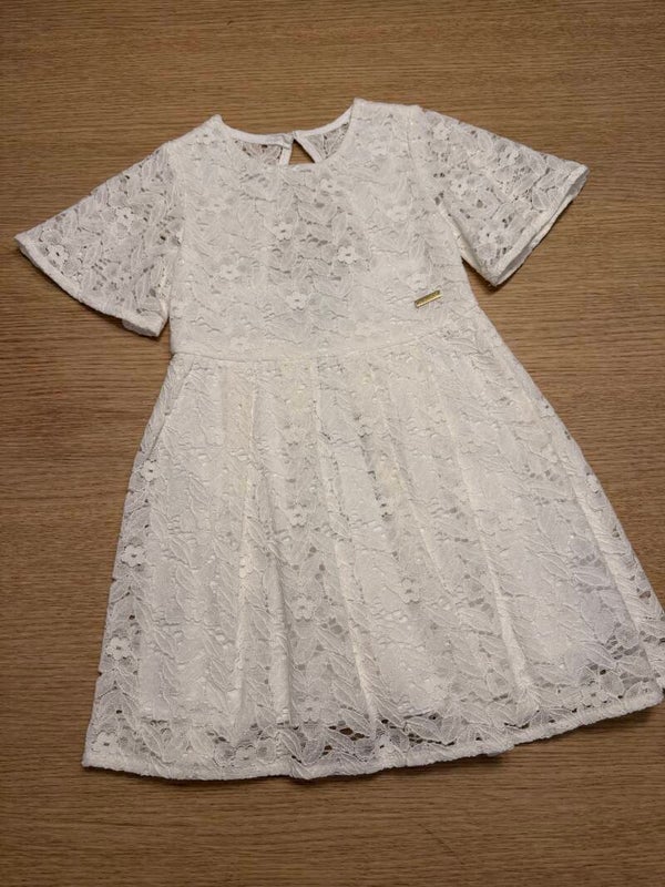 Kleedje Marit Blue Bay wit
