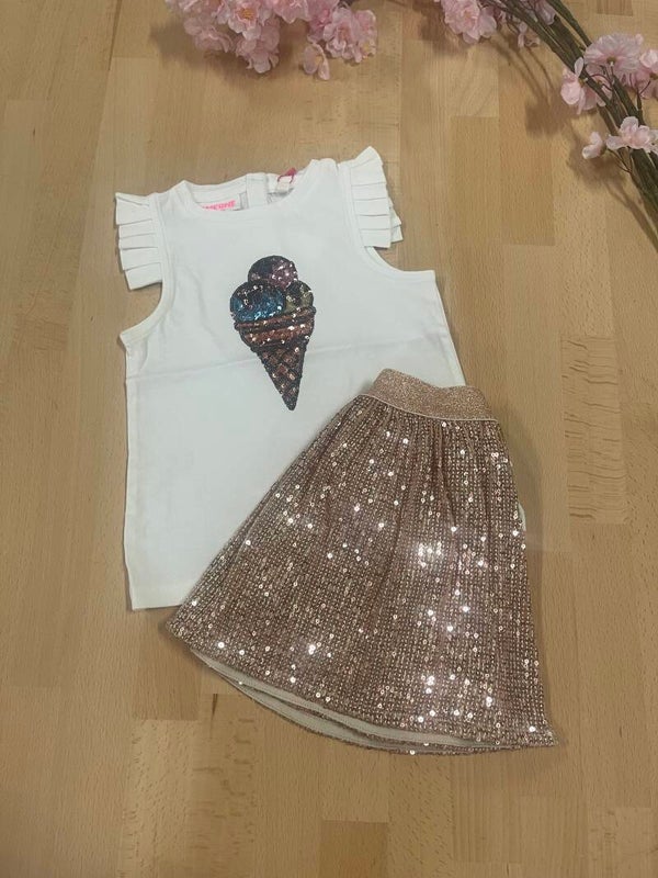 Top ijsje wit Millie Someone Meisje Zomer