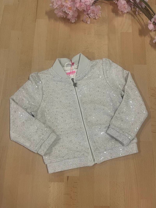 Gilet zilver paillet Someone Amanda Meisje Zomer
