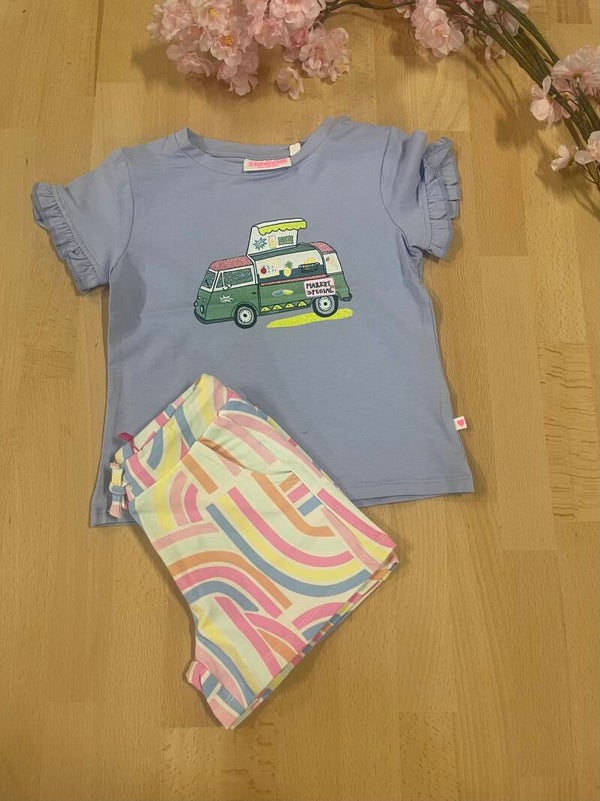 Tshirt SOMEONE Hermosa Meisje Zomer paarse bus