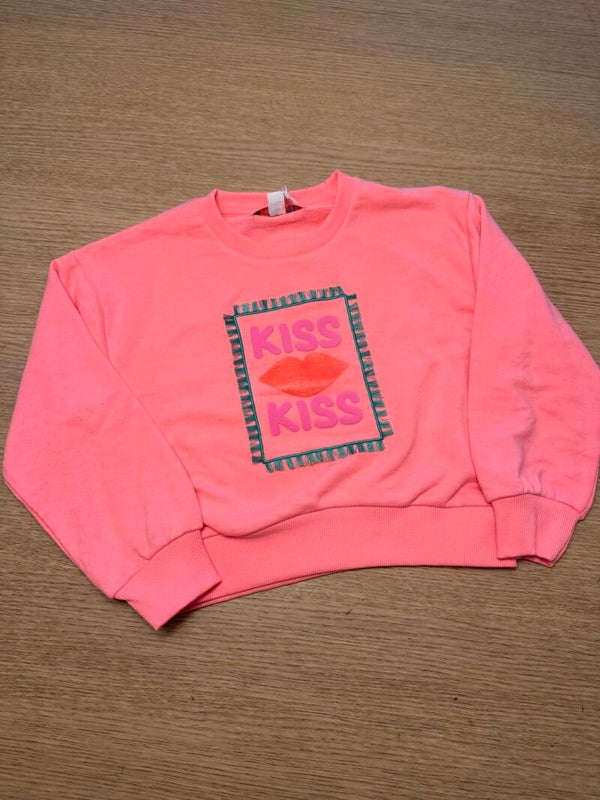 Sweater Blue Bay Chloe fluo roze