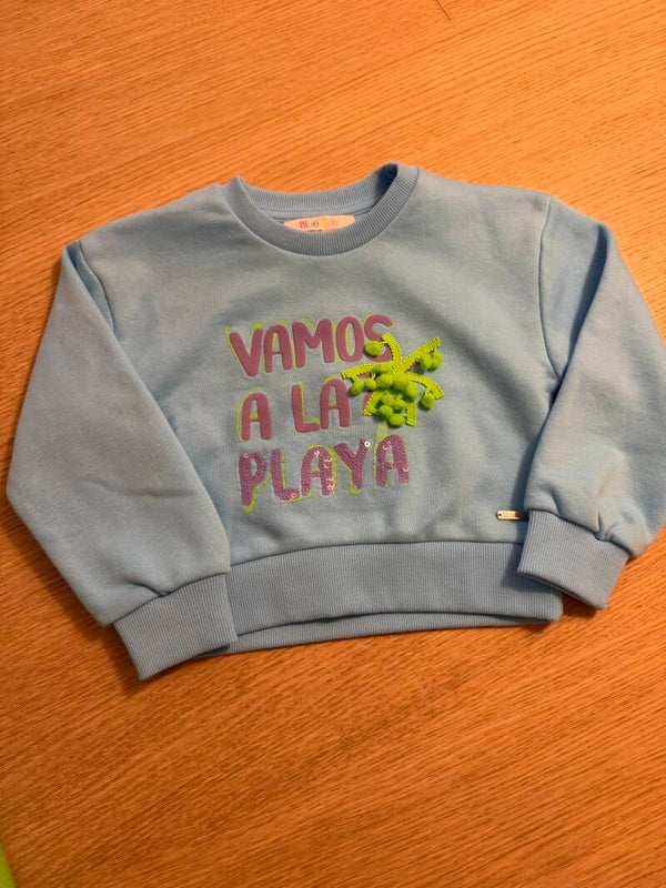 Sweater Colette Blue Bay blauw