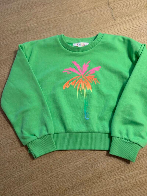 Sweater Cecile Blue Bay groen palm