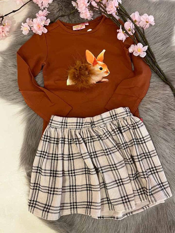 Rok dark ecru someone li paulina