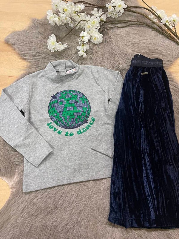 Tshirt Blue Bay grijs Anouk