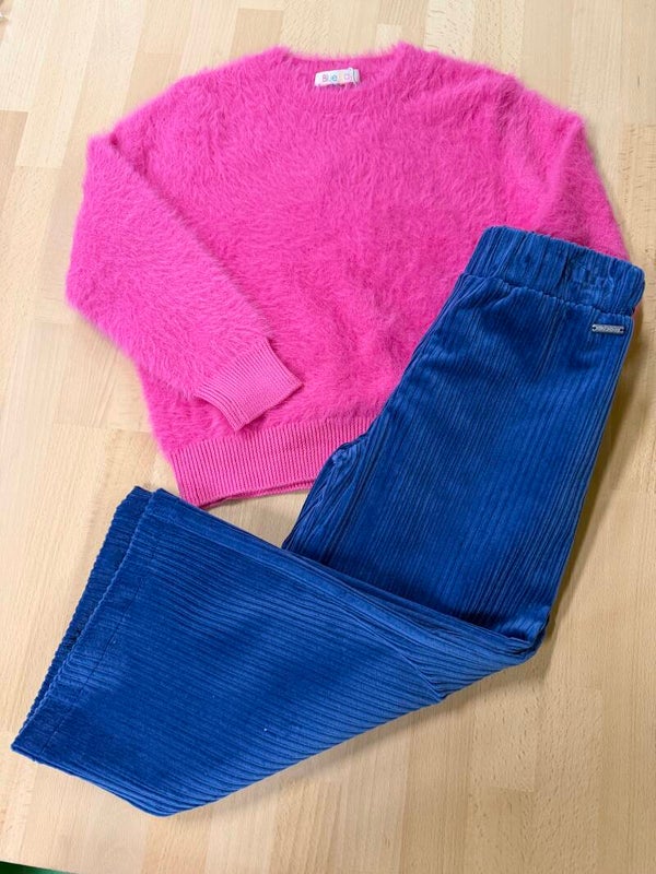 Broek Lana Blue Bay Winter blauw