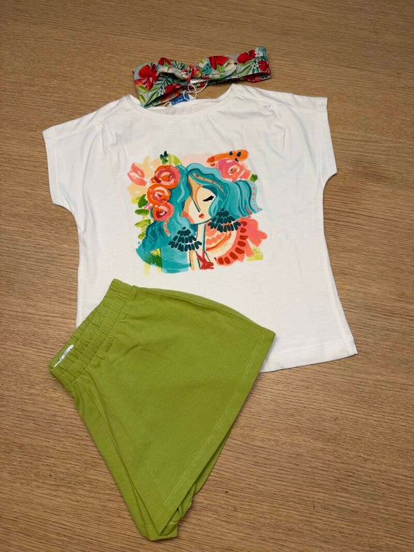 Shorts 3257-48 Mayoral meisje 1 groen