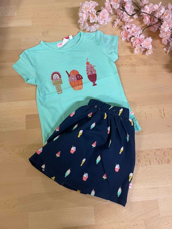 Tshirt Millie Someone turq Meisje 3