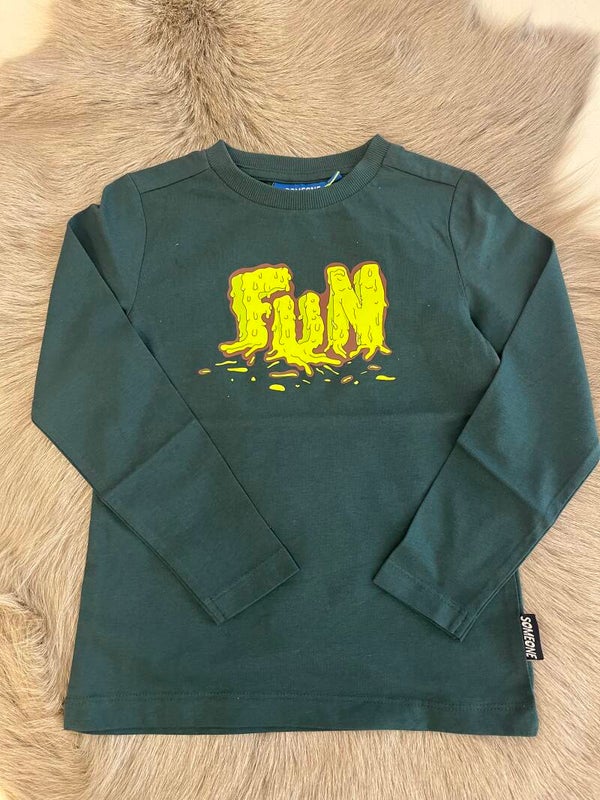 Tshirt dark green someone jongen li nikko