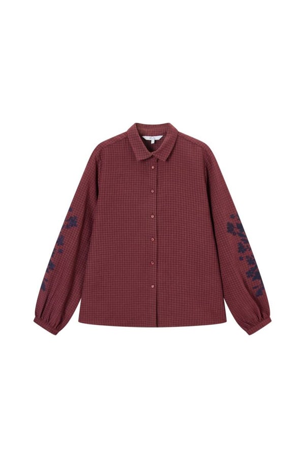 Blouse Vila Joy Austina Burgundy 600259