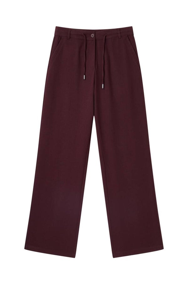 Broek Vila Joy Ashley Bordeaux 600266