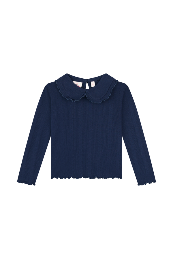 Tshirt Mini Rebels Lila Navy 800086 Meisjes