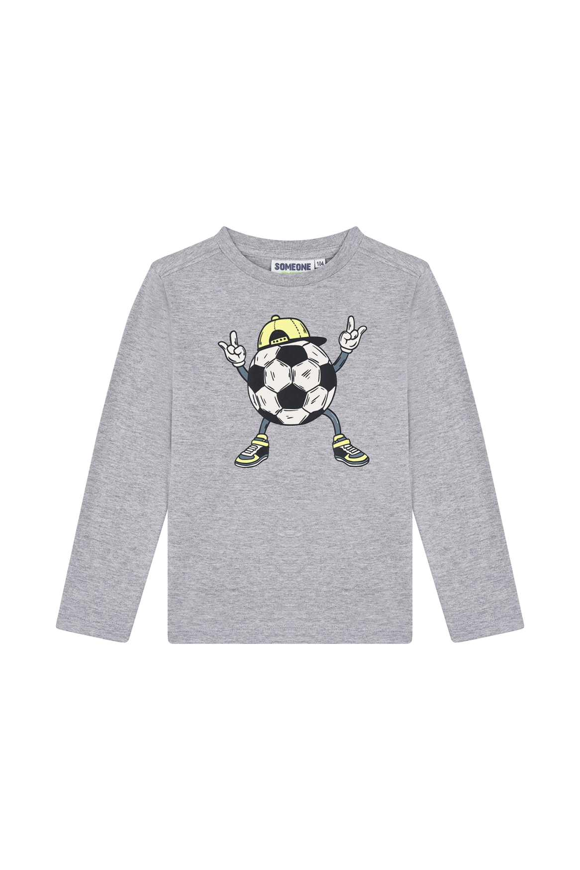 Tshirt Bram Someone 300162 Grey Melange Jongens