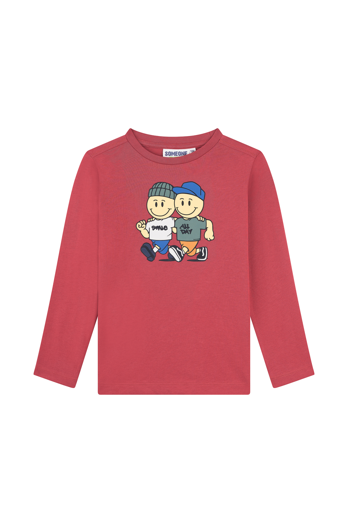 Tshirt Casper Someone 300170 Dark Red Jongens