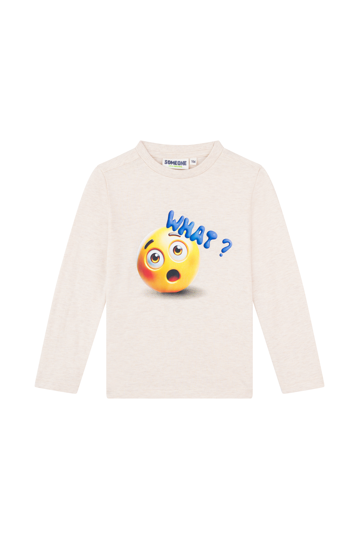 Tshirt Casper Someone 300178 Ecru Melange Jongens